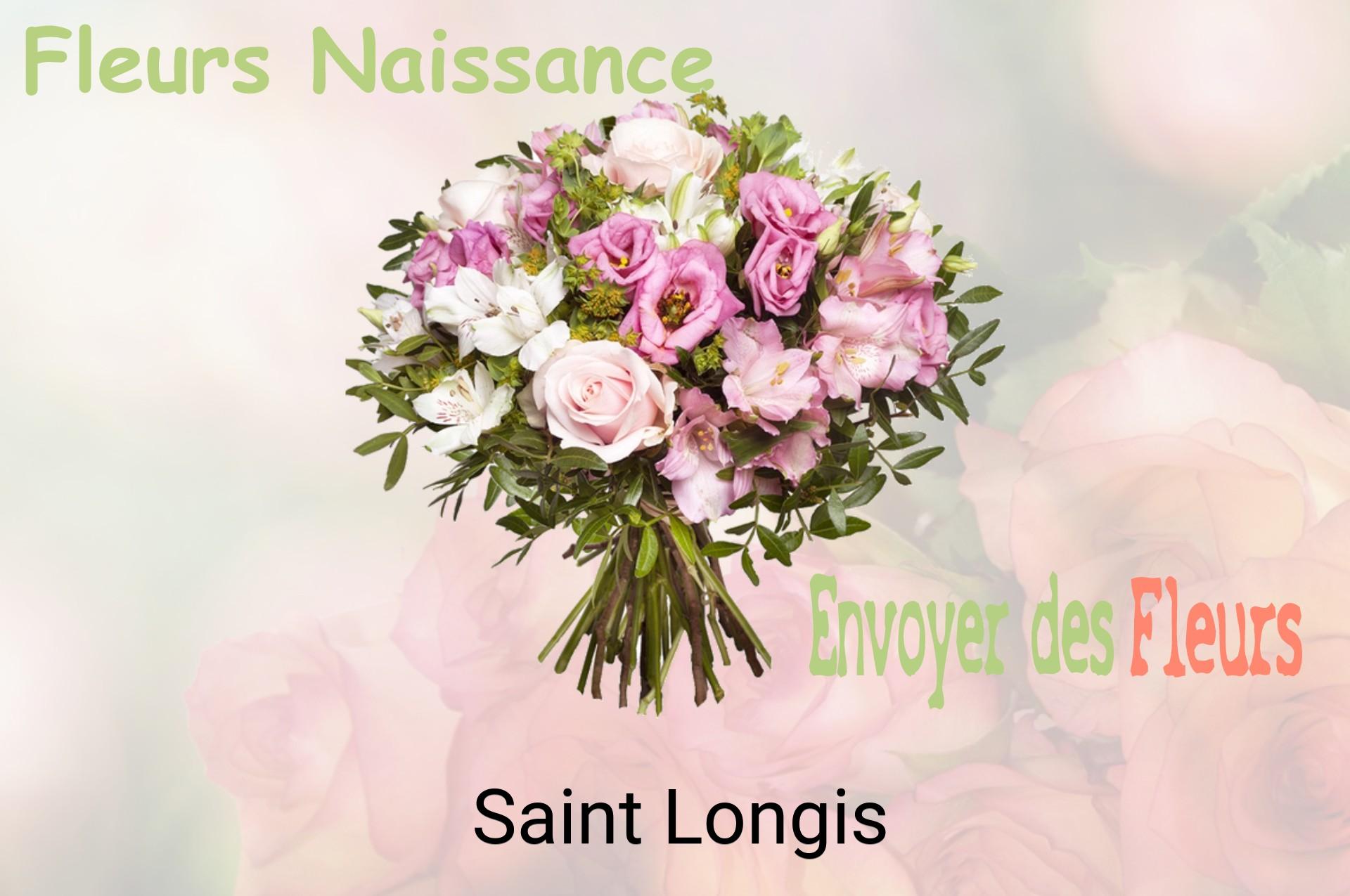 Bouquet de fleurs de naissance livré à Saint-Longis